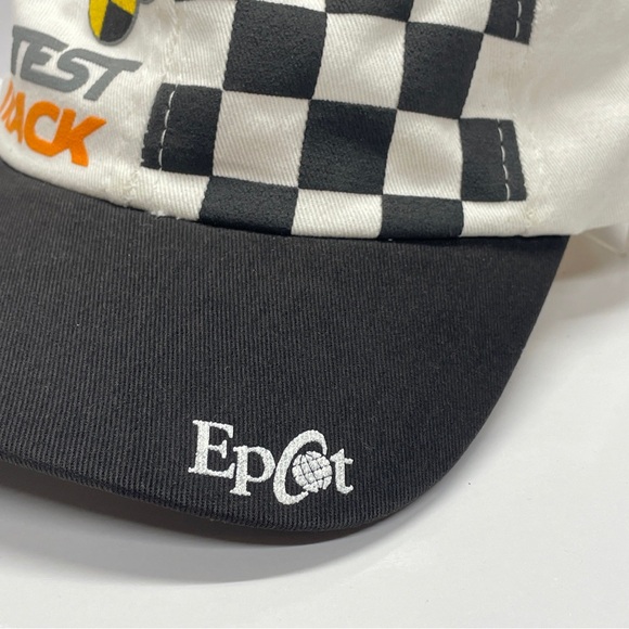 VINTAGE WALT DISNEY WORLD TEST TRACK EPCOT SNAPBACK HAT BASEBALL CAP Small Hat - Picture 2 of 10